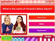csajos - Ariana Grande quiz