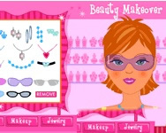 Beauty makeover csajos HTML5 jtk