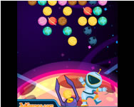 Bubble planets csajos HTML5 játék