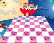 Checkers of Alice in wonderland csajos HTML5 játék