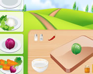 Cooking healthy salad online jtk