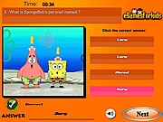 Spongebob Squarepants quiz jtk
