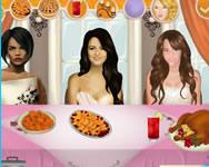 Thanksgiving dinner with Justin and Selena online