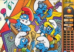 The Smurfs find the numbers csajos jtkok